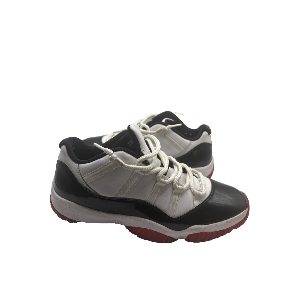 Jordan 11 Retro Low Concord-Bred White Patent Leather AV2187-160 Mens Size 11